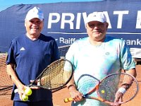 Schwarz Tremetsberger  Peter Schwarz und Christian Tremetsberger schieden leider gleich im ersten Spiel aus - Gilli riss sich die Achilles-Sehne ;=((